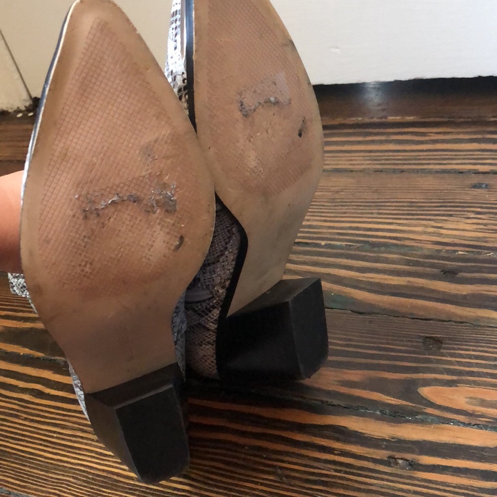 Villa Rouge snake cowboy ankle boot size 9.5 - Picture 8 of 8